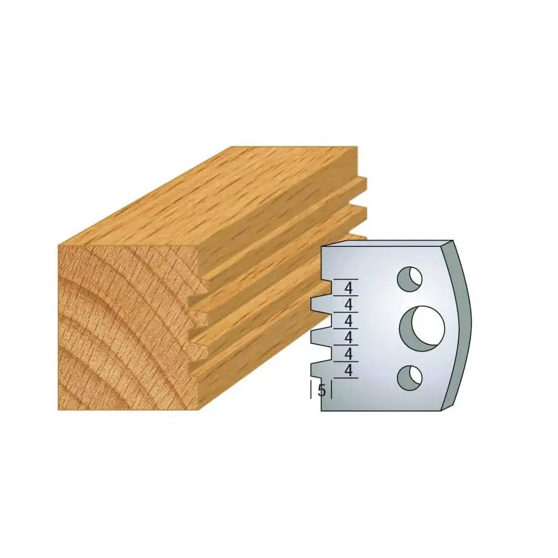 Jeu De 2 Fers Profiles Acier Ht.40Mm N°076 ref 800.076 Leman