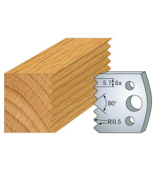 Jeu De 2 Fers Profiles Acier Ht.40Mm N°077 ref 800.077 Leman