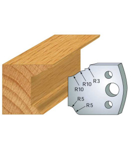 Jeu De 2 Fers Profiles Acier Ht.40Mm N°078 ref 800.078 Leman