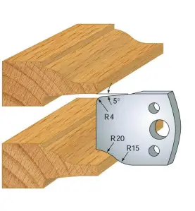 Jeu De 2 Fers Profiles Acier Ht.40Mm N°100 ref 800.100 Leman