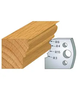 Jeu De 2 Fers Profiles Acier Ht.40Mm N°101 ref 800.101 Leman