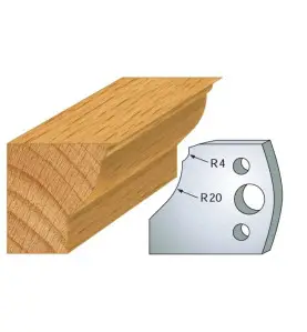 Jeu De 2 Fers Profiles Acier Ht.40Mm N°109 ref 800.109 Leman