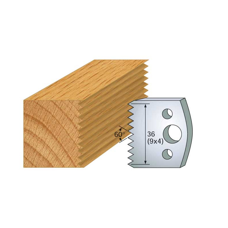Jeu De 2 Fers Profiles Acier Ht.40Mm N°117 ref 800.117 Leman