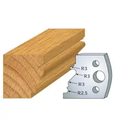 Jeu De 2 Fers Profiles Acier Ht.40Mm N°122 ref 800.122 Leman