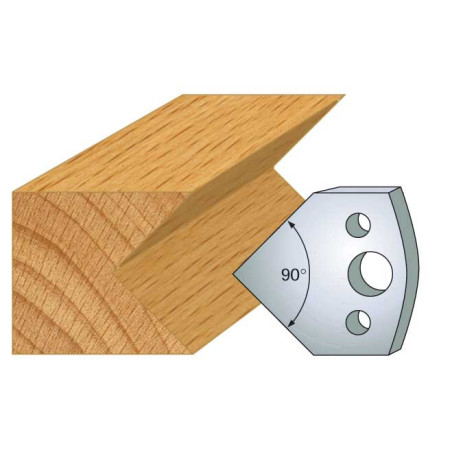 Jeu De 2 Fers Profiles Acier Ht.40Mm N°127 ref 800.127 Leman