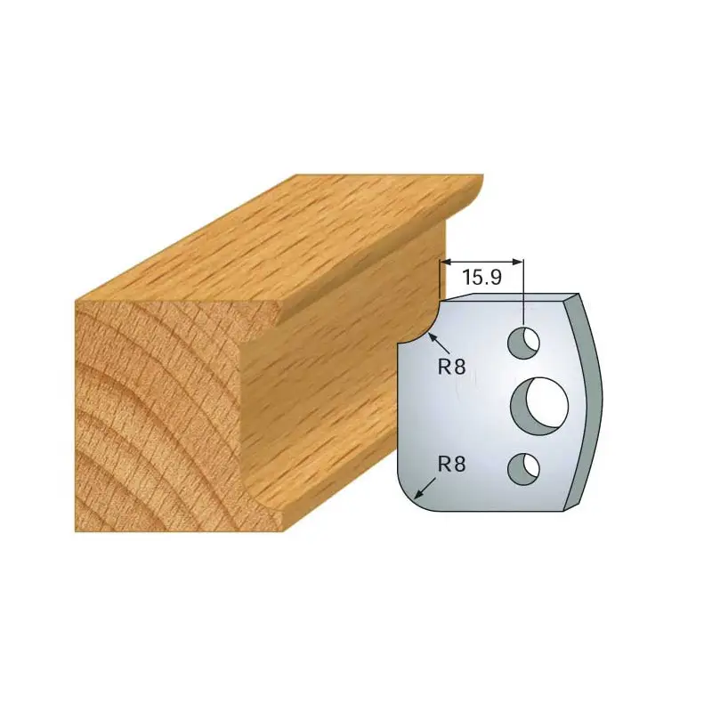 Jeu De 2 Fers Profiles Acier Ht.40Mm N°174 ref 800.174 Leman