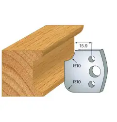 Jeu De 2 Fers Profiles Acier Ht.40Mm N°175 ref 800.175 Leman