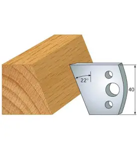 Jeu De 2 Contre-Fers Profiles Ht.40Mm N°1 ref 801.001 Leman