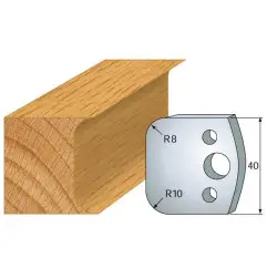 Jeu De 2 Contre-Fers Profiles Ht.40Mm N°3 ref 801.003 Leman
