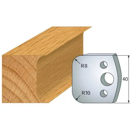 Jeu De 2 Contre-Fers Profiles Ht.40Mm N°3 ref 801.003 Leman