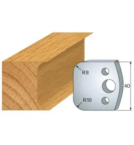 Jeu De 2 Contre-Fers Profiles Ht.40Mm N°3 ref 801.003 Leman