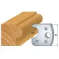 Jeu De 2 Contre-Fers Profiles Ht.40Mm N°4 ref 801.004 Leman