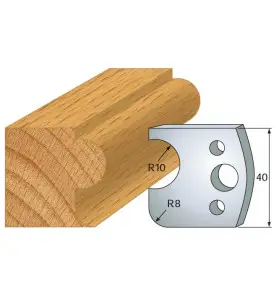 Jeu De 2 Contre-Fers Profiles Ht.40Mm N°4 ref 801.004 Leman