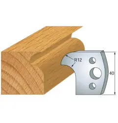 Jeu De 2 Contre-Fers Profiles Ht.40Mm N°5 ref 801.005 Leman