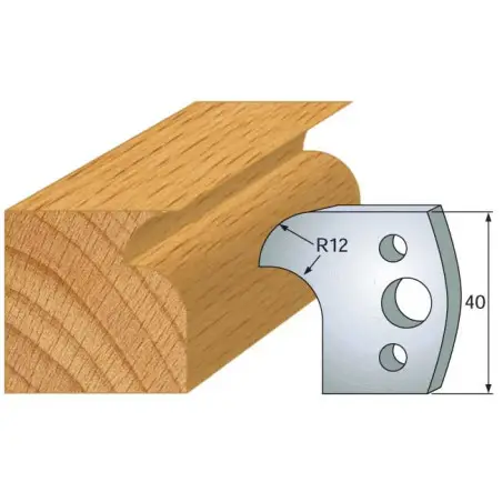 Jeu De 2 Contre-Fers Profiles Ht.40Mm N°5 ref 801.005 Leman