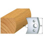 Jeu De 2 Contre-Fers Profiles Ht.40Mm N°8 ref 801.008 Leman