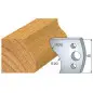 Jeu De 2 Contre-Fers Profiles Ht.40Mm N°9 ref 801.009 Leman