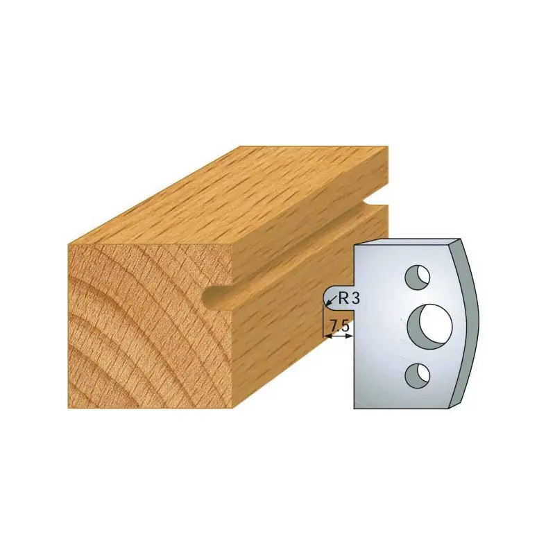 Jeu De 2 Contre-Fers Profiles Ht.40Mm N°10 ref 801.010 Leman
