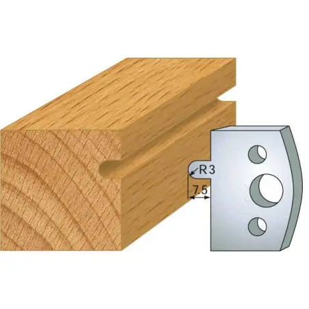Jeu De 2 Contre-Fers Profiles Ht.40Mm N°10 ref 801.010 Leman