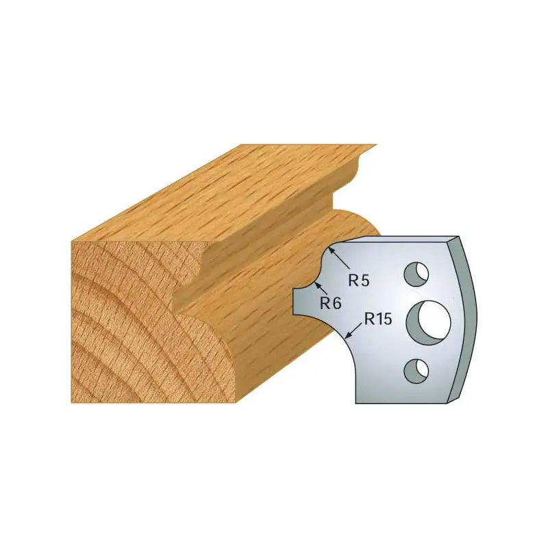 Jeu De 2 Contre-Fers Profiles Ht.40Mm N°11 ref 801.011 Leman