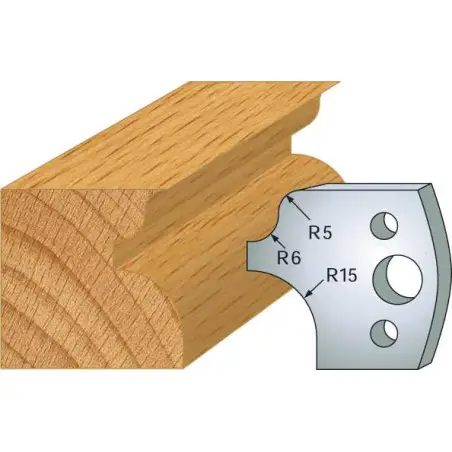 Jeu De 2 Contre-Fers Profiles Ht.40Mm N°11 ref 801.011 Leman