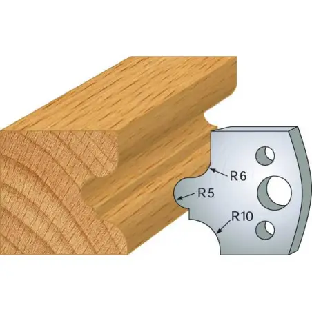 Jeu De 2 Contre-Fers Profiles Ht.40Mm N°12 ref 801.012 Leman