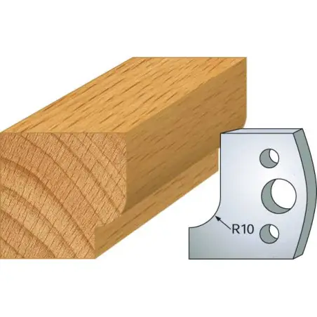 Jeu De 2 Contre-Fers Profiles Ht.40Mm N°13 ref 801.013 Leman