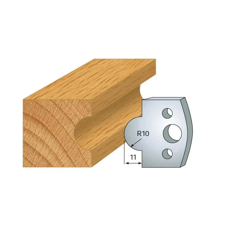 Jeu De 2 Contre-Fers Profiles Ht.40Mm N°14 ref 801.014 Leman