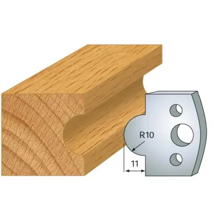 Jeu De 2 Contre-Fers Profiles Ht.40Mm N°14 ref 801.014 Leman
