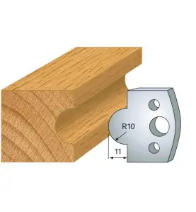 Jeu De 2 Contre-Fers Profiles Ht.40Mm N°14 ref 801.014 Leman