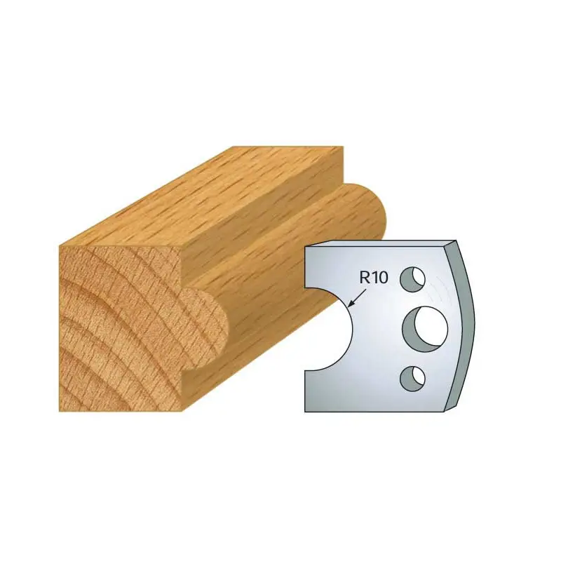 Jeu De 2 Contre-Fers Profiles Ht.40Mm N°15 ref 801.015 Leman