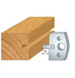 Jeu De 2 Contre-Fers Profiles Ht.40Mm N°16 ref 801.016 Leman