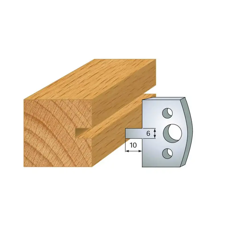 Jeu De 2 Contre-Fers Profiles Ht.40Mm N°16 ref 801.016 Leman