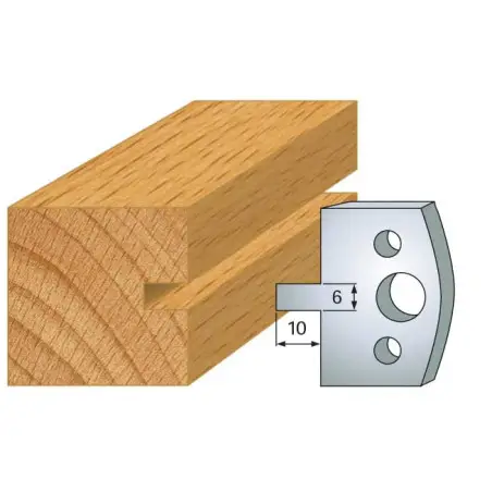 Jeu De 2 Contre-Fers Profiles Ht.40Mm N°16 ref 801.016 Leman