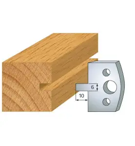 Jeu De 2 Contre-Fers Profiles Ht.40Mm N°16 ref 801.016 Leman