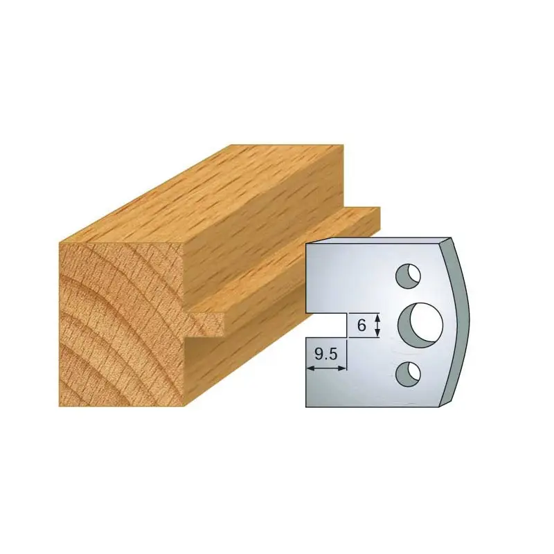 Jeu De 2 Contre-Fers Profiles Ht.40Mm N°17 ref 801.017 Leman