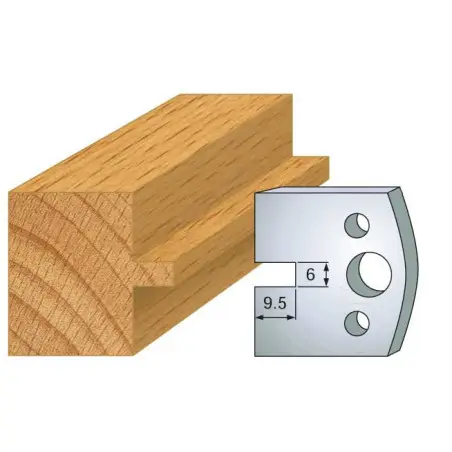 Jeu De 2 Contre-Fers Profiles Ht.40Mm N°17 ref 801.017 Leman