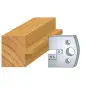 Jeu De 2 Contre-Fers Profiles Ht.40Mm N°17 ref 801.017 Leman