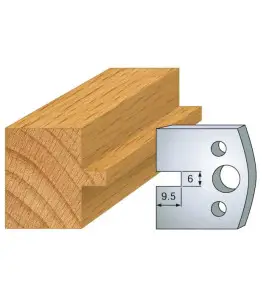 Jeu De 2 Contre-Fers Profiles Ht.40Mm N°17 ref 801.017 Leman