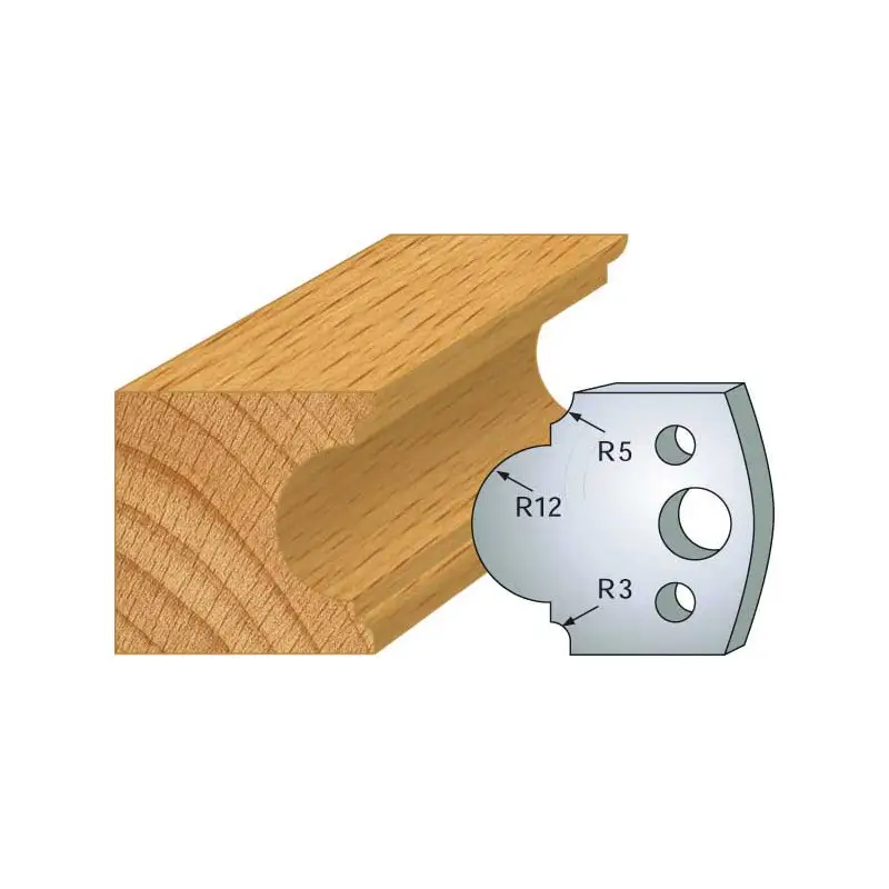 Jeu De 2 Contre-Fers Profiles Ht.40Mm N°18 ref 801.018 Leman