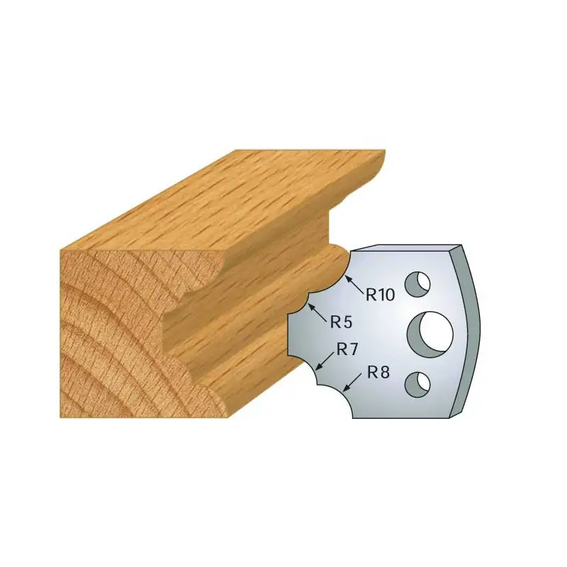 Jeu De 2 Contre-Fers Profiles Ht.40Mm N°22 ref 801.022 Leman