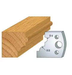 Jeu De 2 Contre-Fers Profiles Ht.40Mm N°24 ref 801.024 Leman