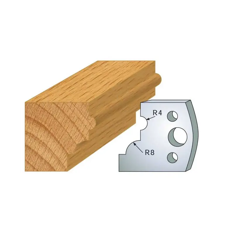 Jeu De 2 Contre-Fers Profiles Ht.40Mm N°24 ref 801.024 Leman