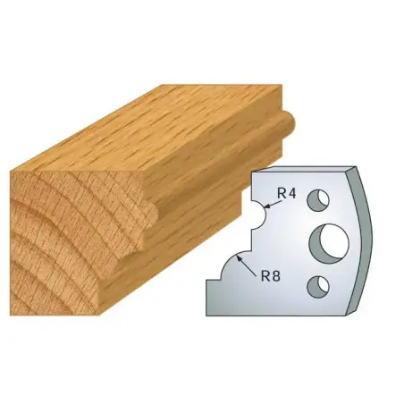 Jeu De 2 Contre-Fers Profiles Ht.40Mm N°24 ref 801.024 Leman