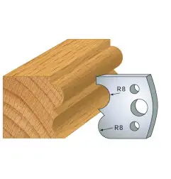 Jeu De 2 Contre-Fers Profiles Ht.40Mm N°28 ref 801.028 Leman