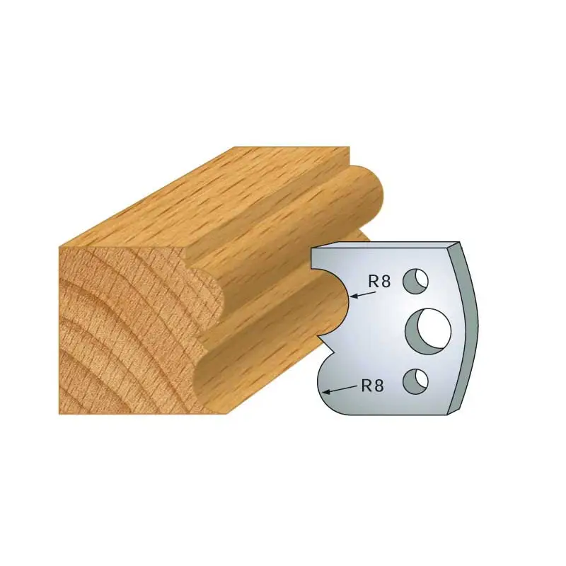 Jeu De 2 Contre-Fers Profiles Ht.40Mm N°28 ref 801.028 Leman