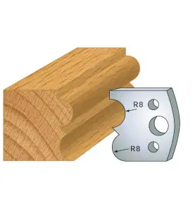 Jeu De 2 Contre-Fers Profiles Ht.40Mm N°28 ref 801.028 Leman
