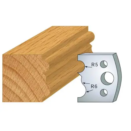 Jeu De 2 Contre-Fers Profiles Ht.40Mm N°29 ref 801.029 Leman