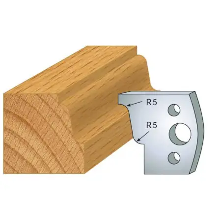 Jeu De 2 Contre-Fers Profiles Ht.40Mm N°31 ref 801.031 Leman