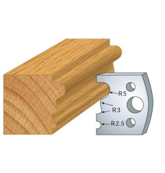 Jeu De 2 Contre-Fers Profiles Ht.40Mm N°33 ref 801.033 Leman